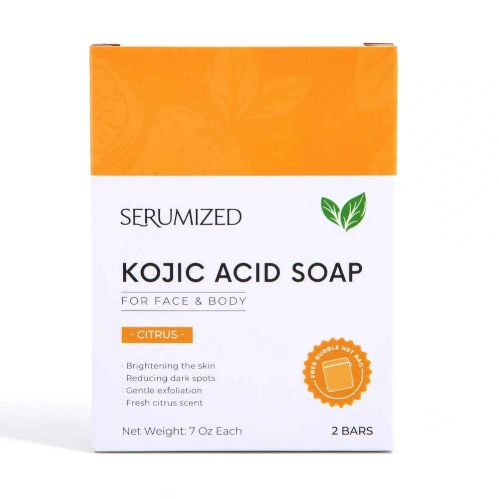 Dark Spot Remover Soap Bars with Vitamin C, Turmeric, Hyaluronic Acid, - Picture 2 of 9